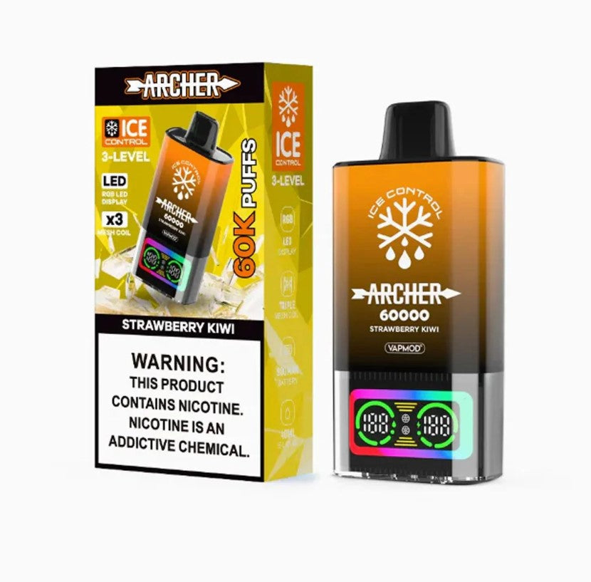 Archer Disposable by mod – Strawberry Kiwi 50mg (60,000 Puffs)