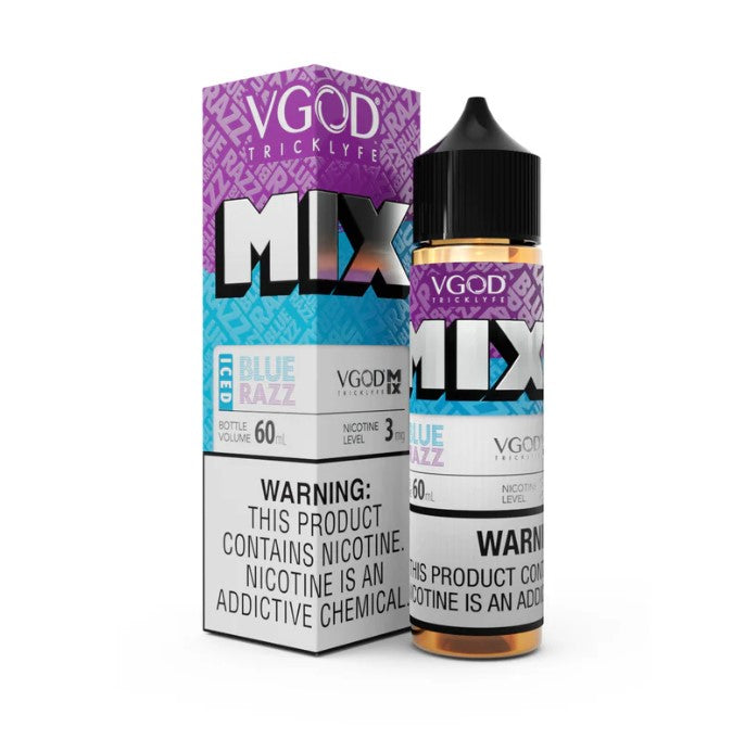 VGOD Iced Blue Razz Mix E-Juice 60ml