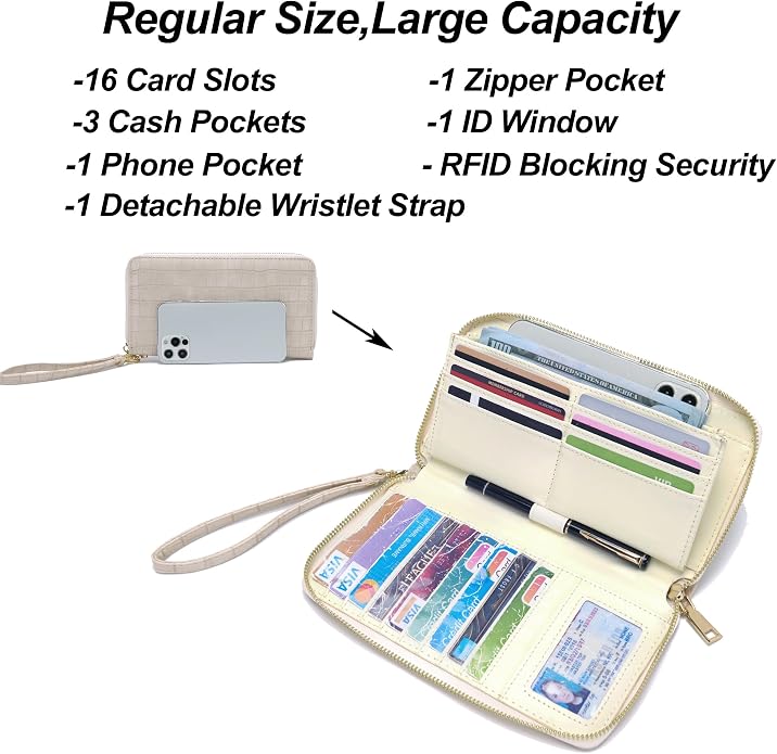 Purses with RFID Wallet for Women Tote Handbag Set 3PCS, Fits 13 Tablet, Sturdy Vegan PU, Spacious, Work Use, Shoulder Satchel, Large Clutch Wallet, Makeup Bag, Ideal Gift