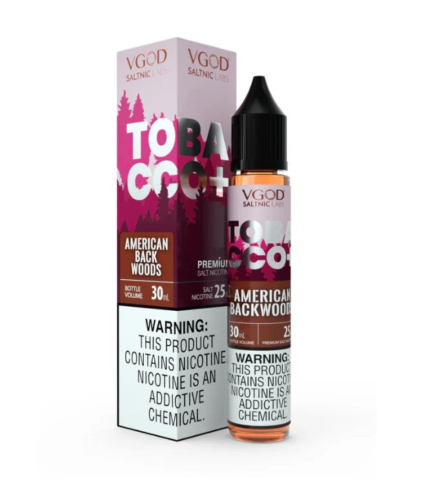 VGOD American Backwoods Tobacco Salt Nic 30ml E-Juice
