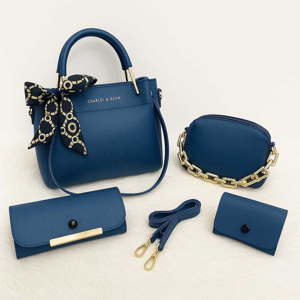 4-PCS RABEN TAI PREMIUM LEATHER HANDBAGS
