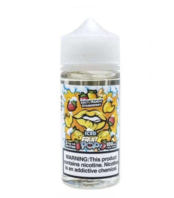 Juicy Mango Strawberry ICED POP 100ml Juice