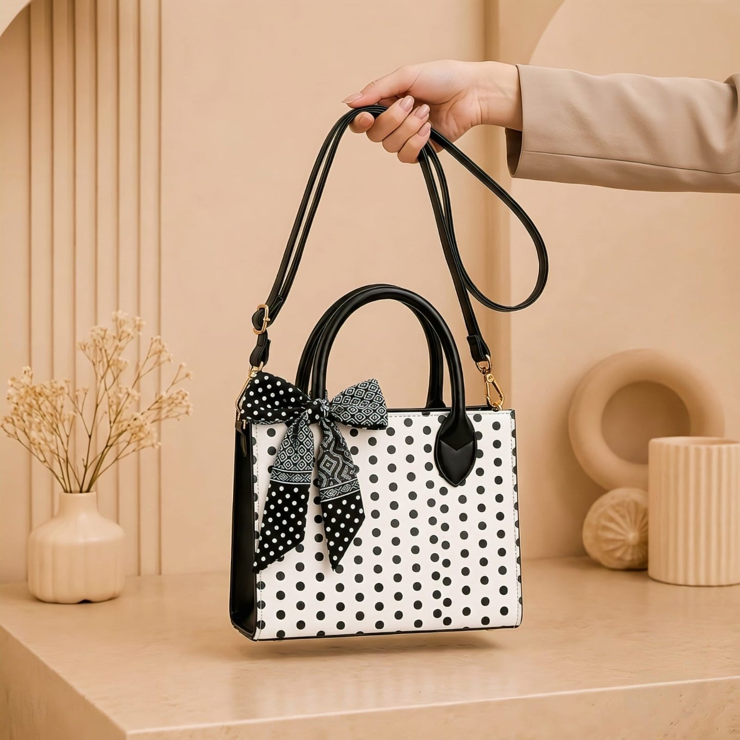 PARTY WEAR THE RETRO MUSE BAG - White
