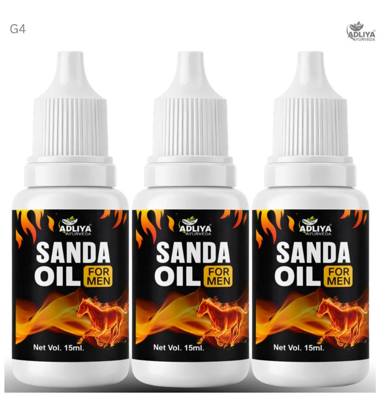 Sanda Oil For Men Orignal Aroma Massage Oil For Gentle Body Care Massage (15 ml)