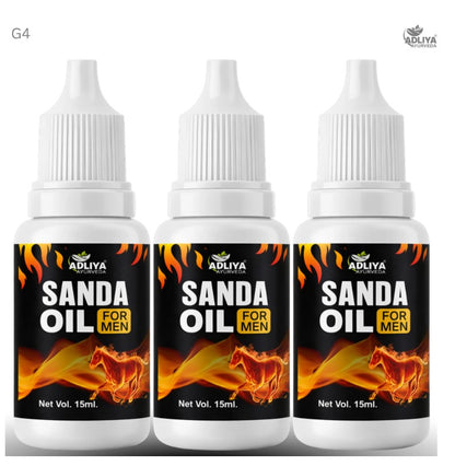 Sanda Oil For Men Orignal Aroma Massage Oil For Gentle Body Care Massage (15 ml)