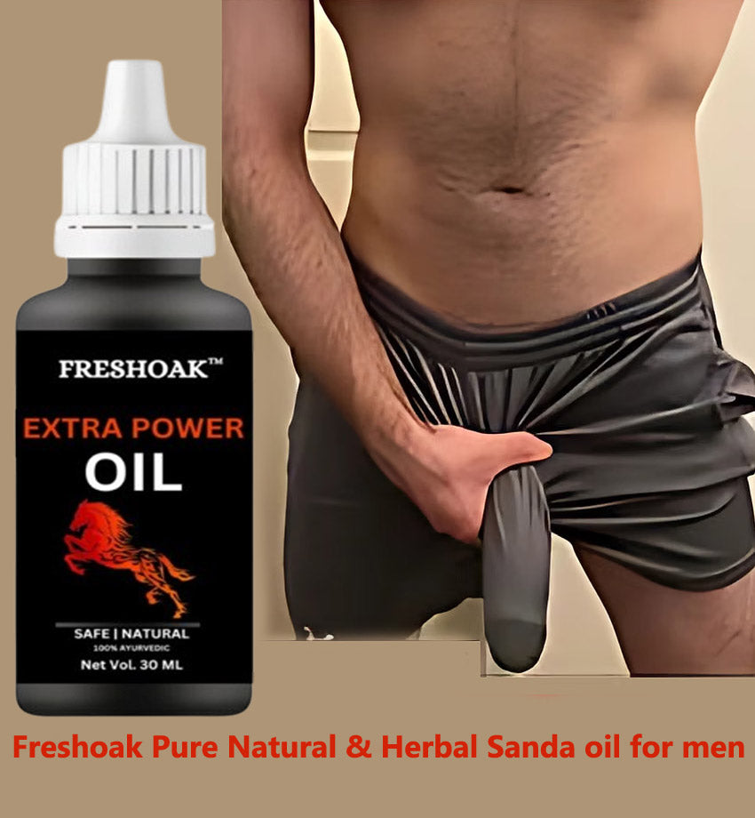Freshoak Pure Natural & Herbal Sanda Oil for men massage Oil (30 ml)