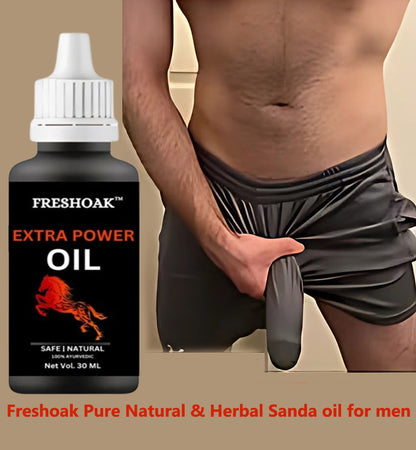 Freshoak Pure Natural & Herbal Sanda Oil for men massage Oil (30 ml)