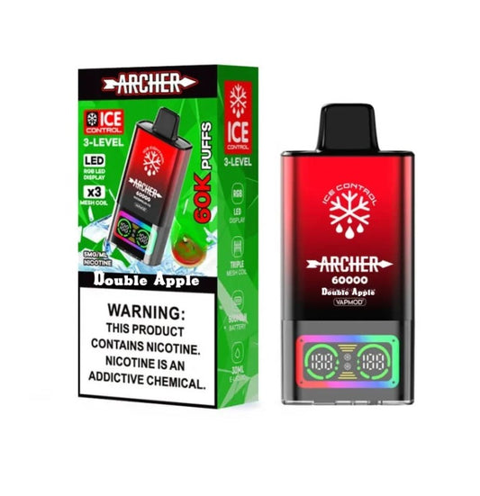 Archer Disposable  by mod – Double Apple 50mg (60,000 Puffs)