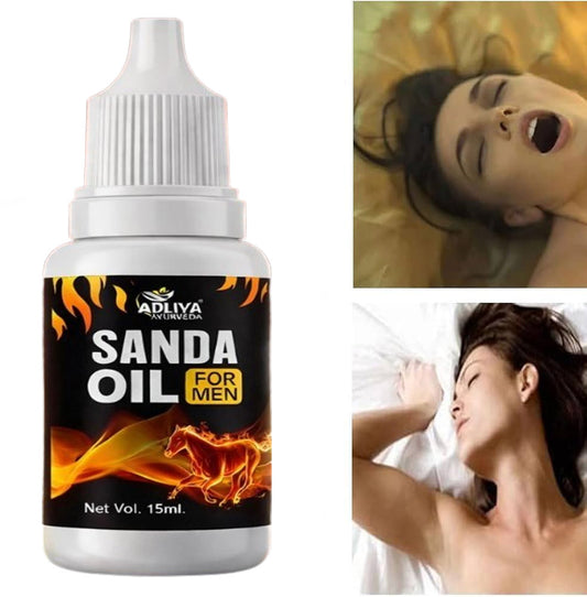 Sanda Oil For Men Orignal Aroma Massage Oil For Gentle Body Care Massage (15 ml)