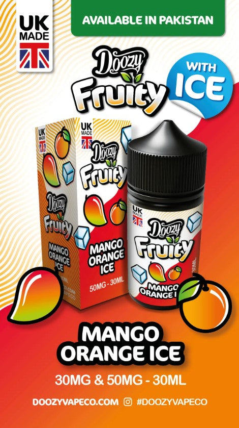 Doozy Mango Orange Ice – (30mg-50mg) – 30ml