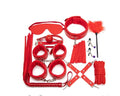 Women Faux Leather Bondage Set