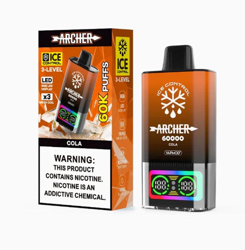 Archer Disposable  by mod – Cola 50mg (60,000 Puffs)