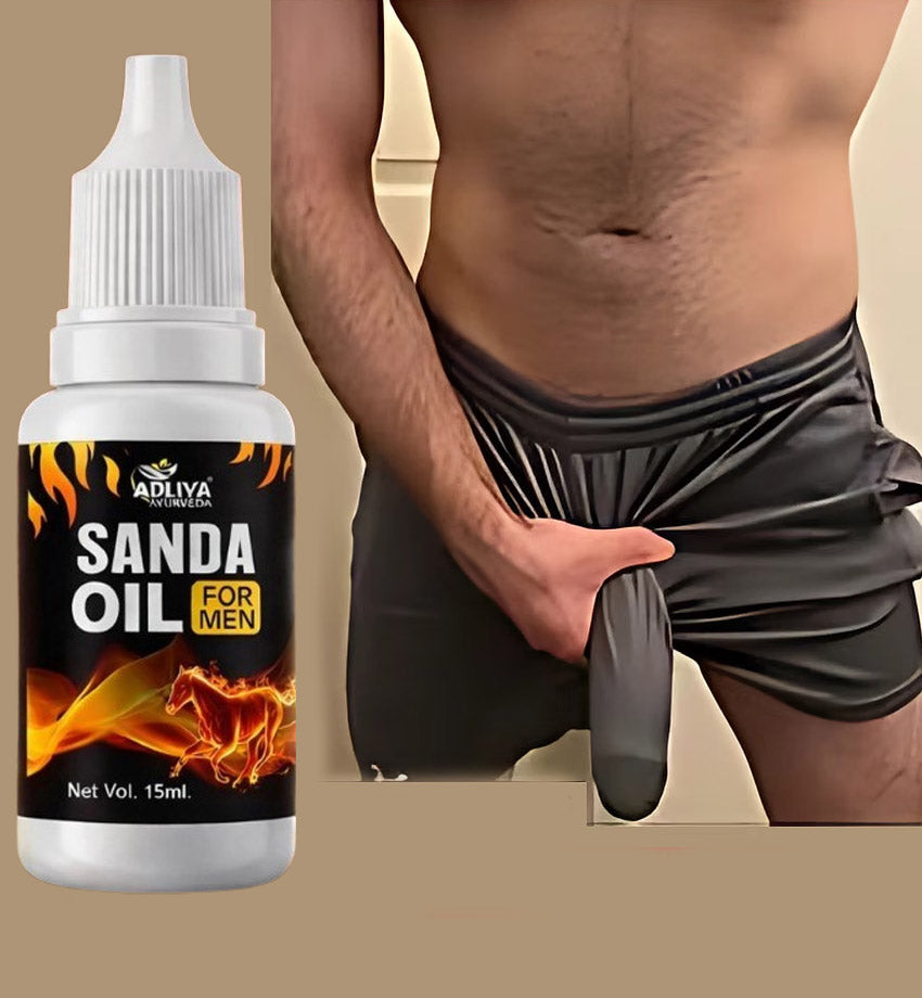 Sanda Oil For Men Orignal Aroma Massage Oil For Gentle Body Care Massage (15 ml)