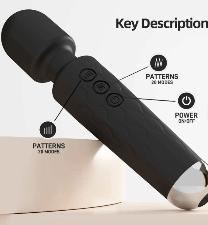 Silicone USB, Powerful Handheld AV Wand Men's and Women's Wireless