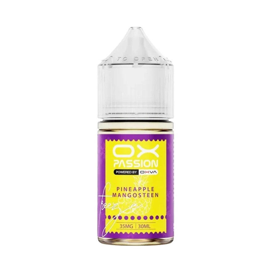 OXVA OX PASSION PINEAPPLE MAINGOSTEEN FREEZE SALTNIC ICE 30ML