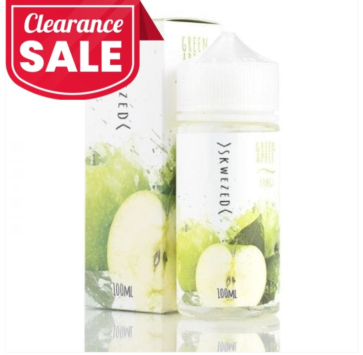 Buy Iced Green Apple E-Liquid By Skwezed 100ML Best Price In Pakistan