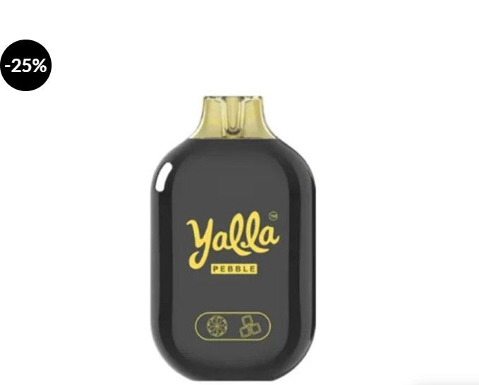 Yalla Pebble Disposable  – Paan Peach 7000 Puffs 50Mg