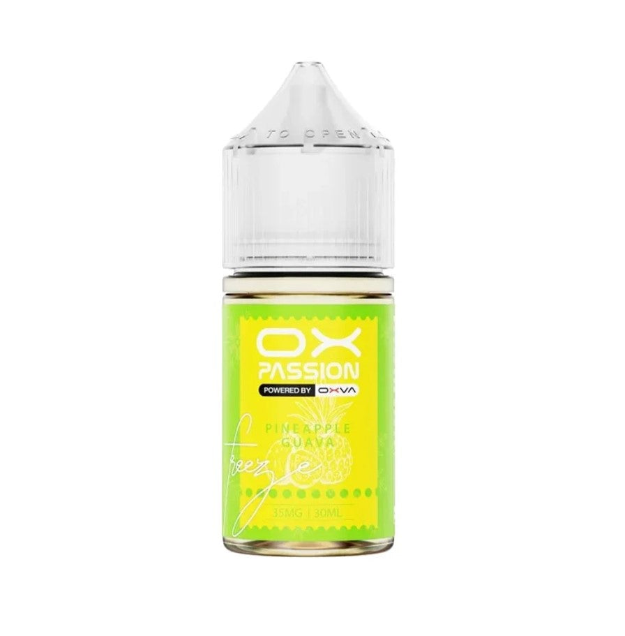 OXVA OX PASSION PINEAPPLE GUAVA FREEZE SALTNIC ICE 30ML