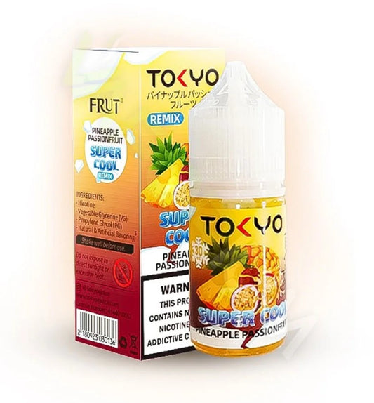 TOKYO SUPER COOL PINEAPPLE PASSION FRUIT ICE SALTNIC 30ML